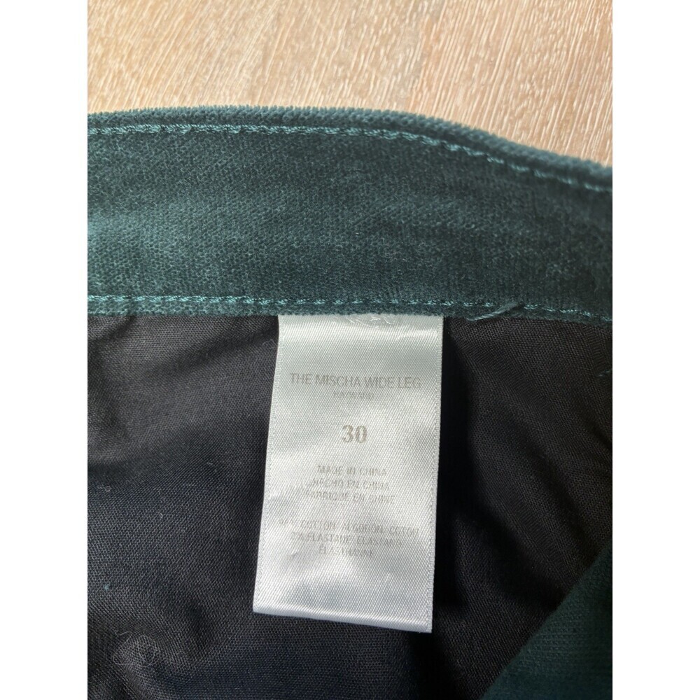 Favorite Daughter The Mischa Wide Leg Velveteen Pants in Hayward Green Size 30 - Picture 9 of 14